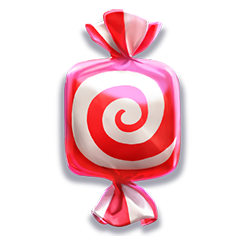 Candy Burst warped candy symbol