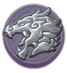 Dragon Tiger Luck dragon silver symbol