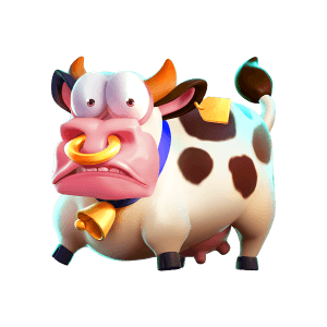 Farm Invaders cow symbol