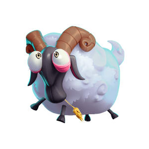 Farm Invaders sheep symbol