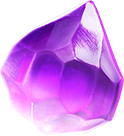 galactic gems purple crystal symbol