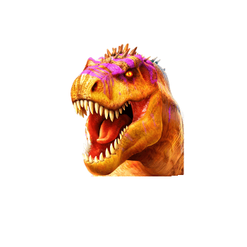 Jurassic Kingdom t-rex symbol